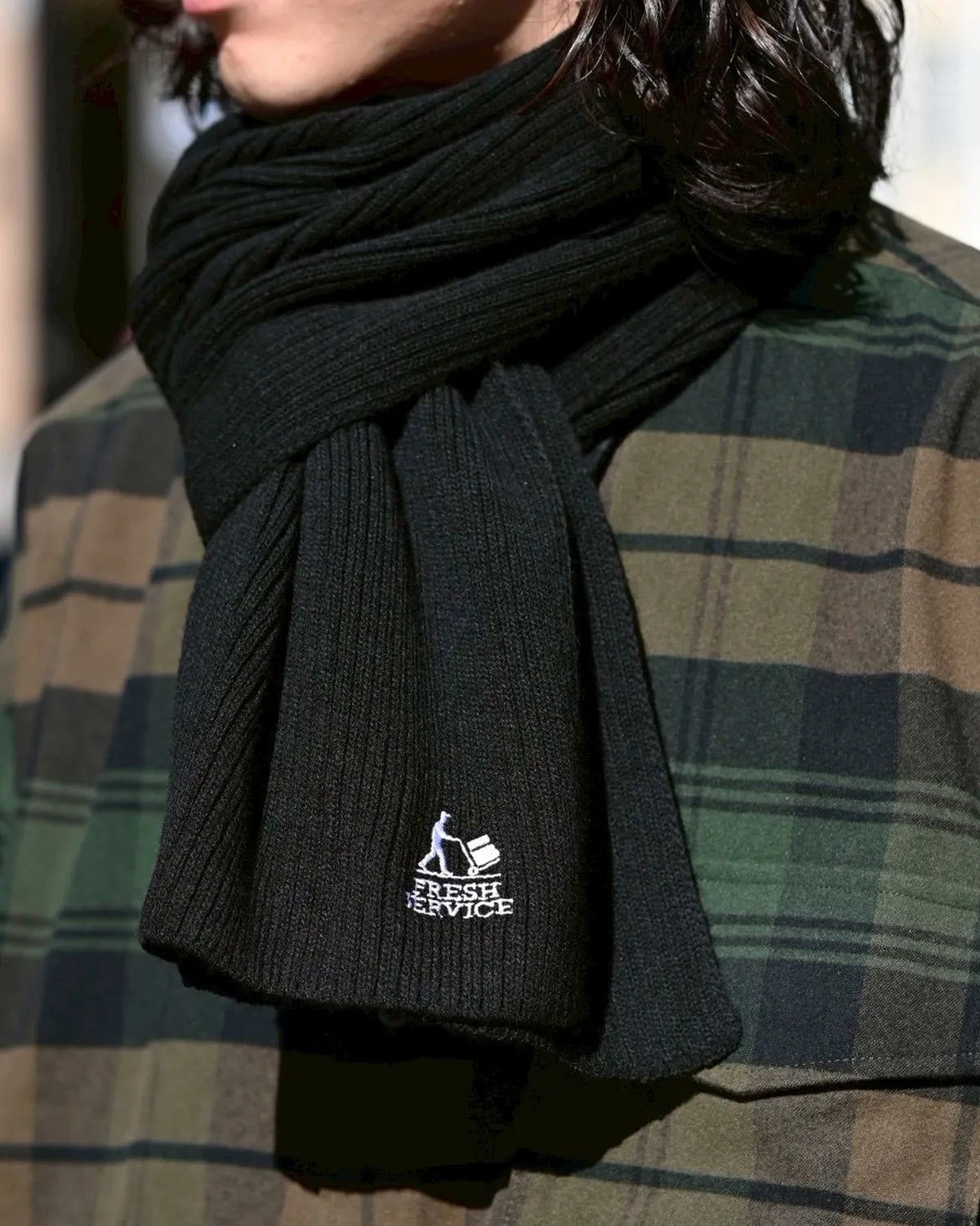 FreshService / THERMAL RIB KNIT SCARF (FSP254-90067)