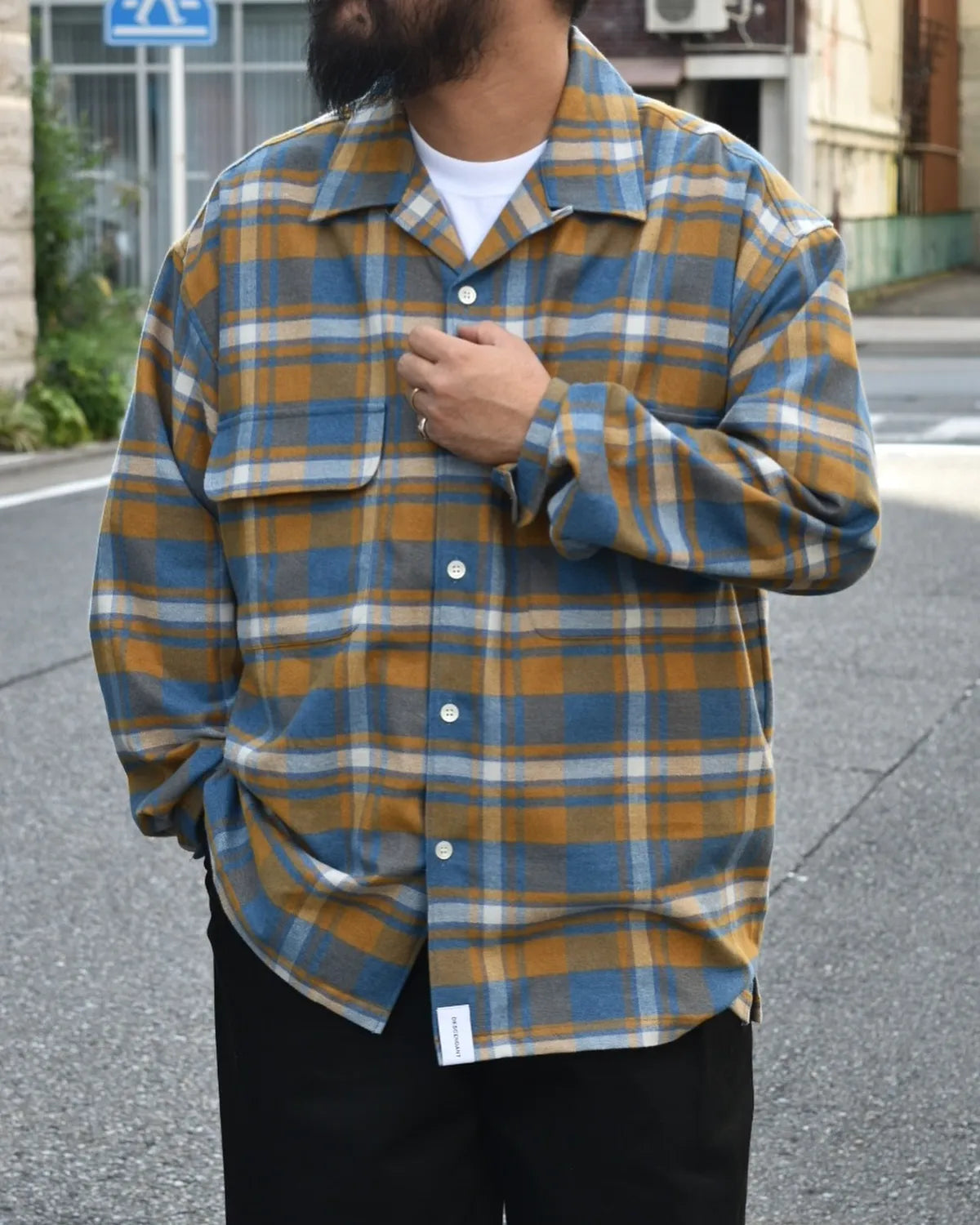 DESCENDANT / MILPITAS PLAID LS SHIRT (252TQDS-SHM03)