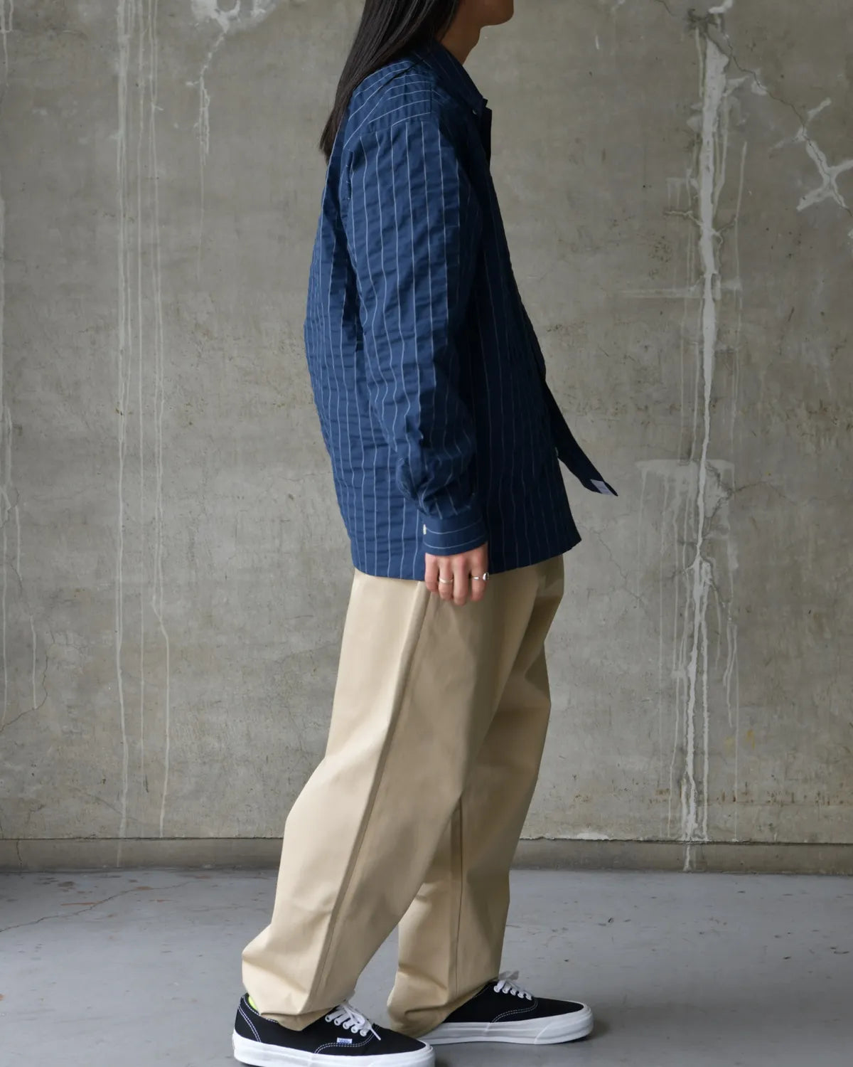DESCENDANT (ディセンダント) / MILPITAS STRIPE LS SHIRT | 公式通販