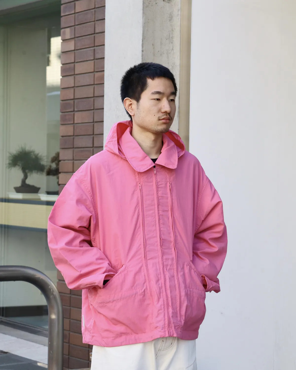 PHINGERIN / CRUSHED NYLON FULL PACK JACKET (PD-261-JK-011)