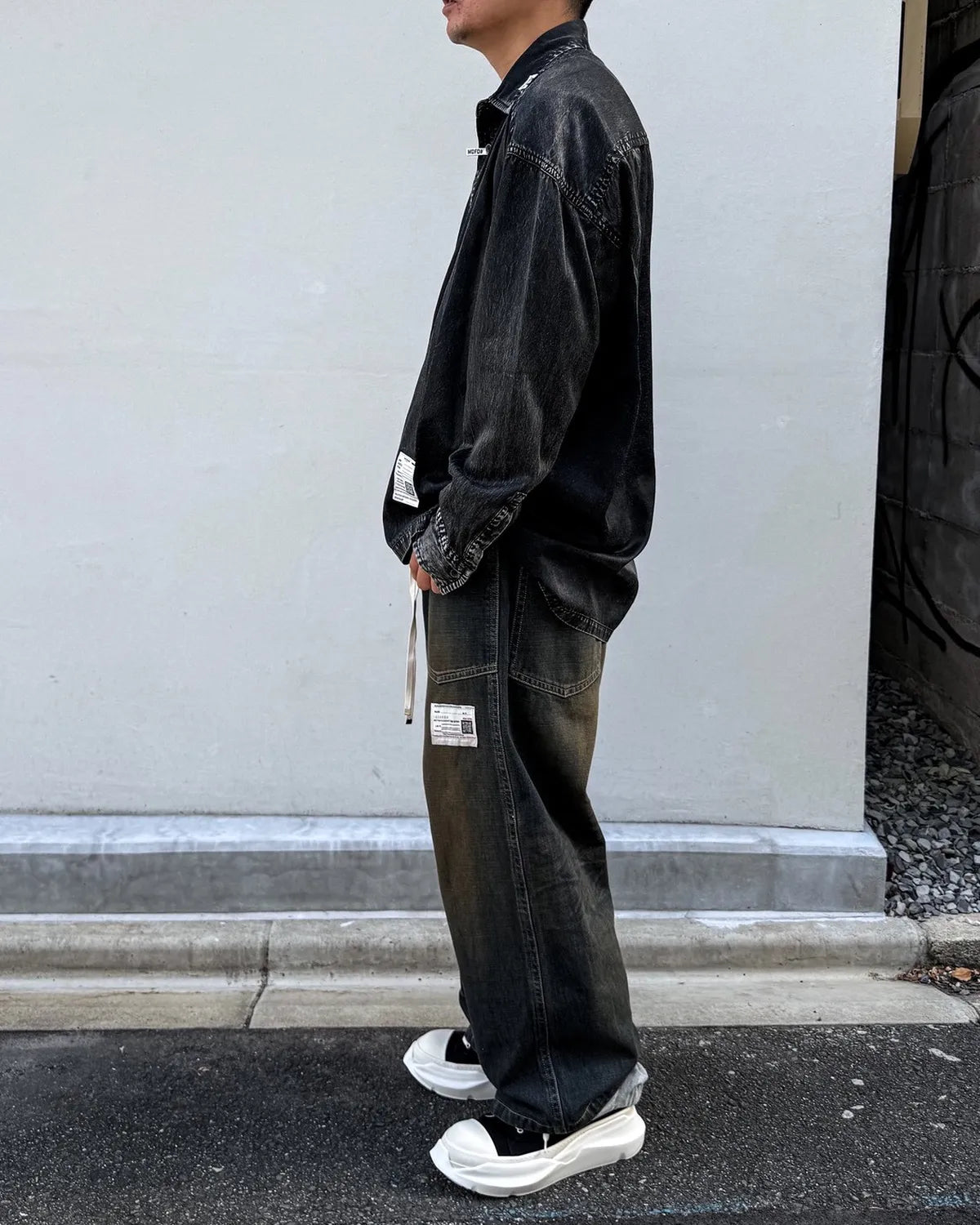 Maison MIHARA YASUHIRO / VINTAGE LIKE SHIRTS (K17SH403)