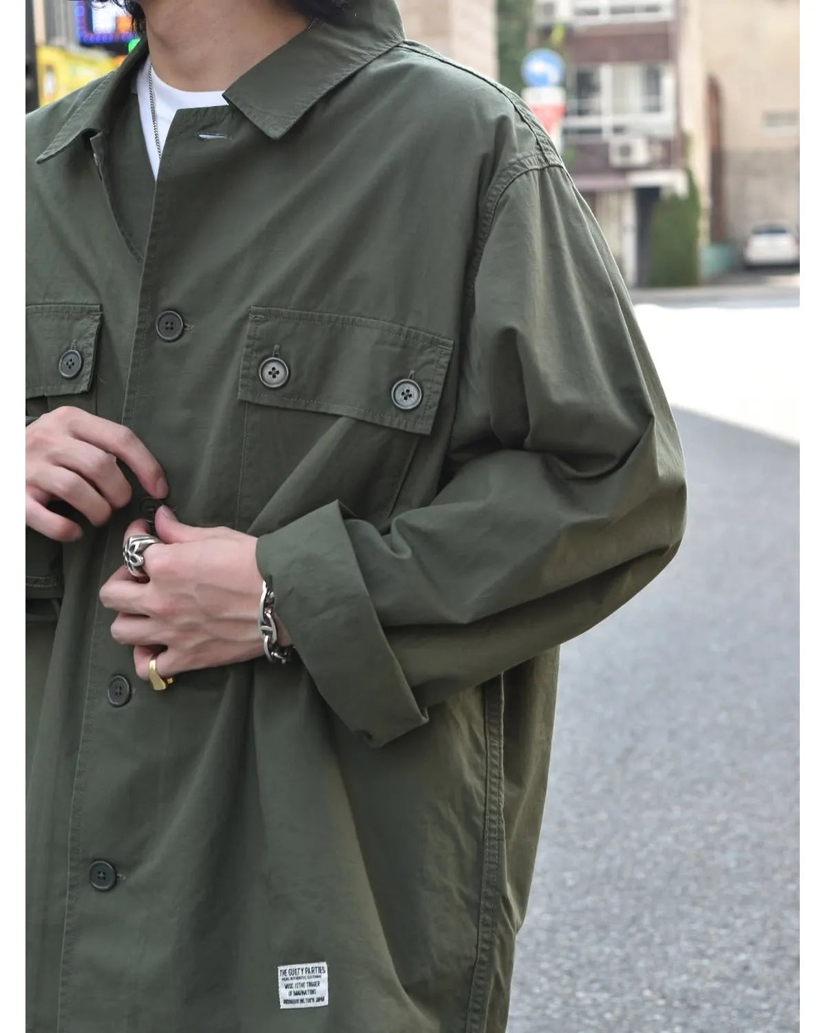 WACKO MARIA  / ARMY SHIRT -TYPE2- (25FWE-WMO-ML04)