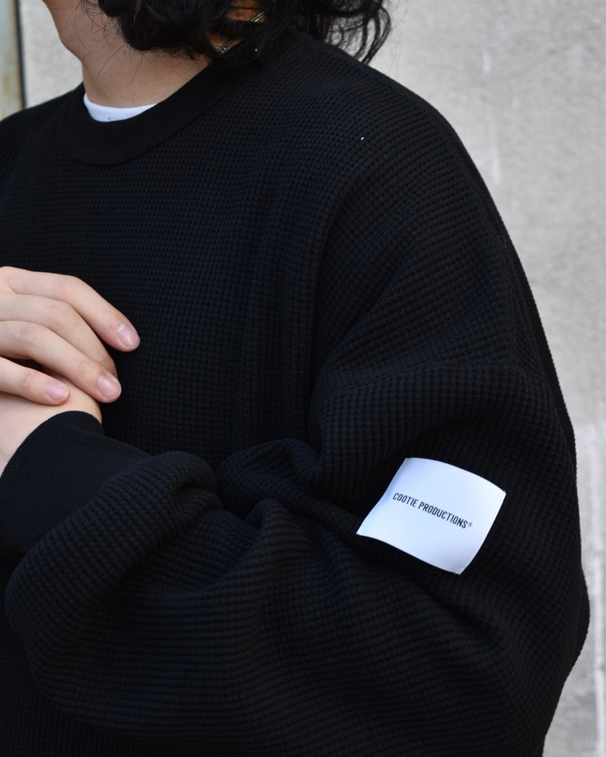 COOTIE PRODUCTIONS® / N/C Waffle Oversized L/S Tee (CTE-25A315)