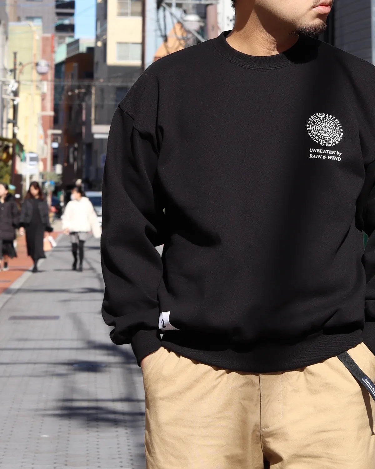 DESCENDANT / STERN CREW NECK (242ATDS-CNM02S)