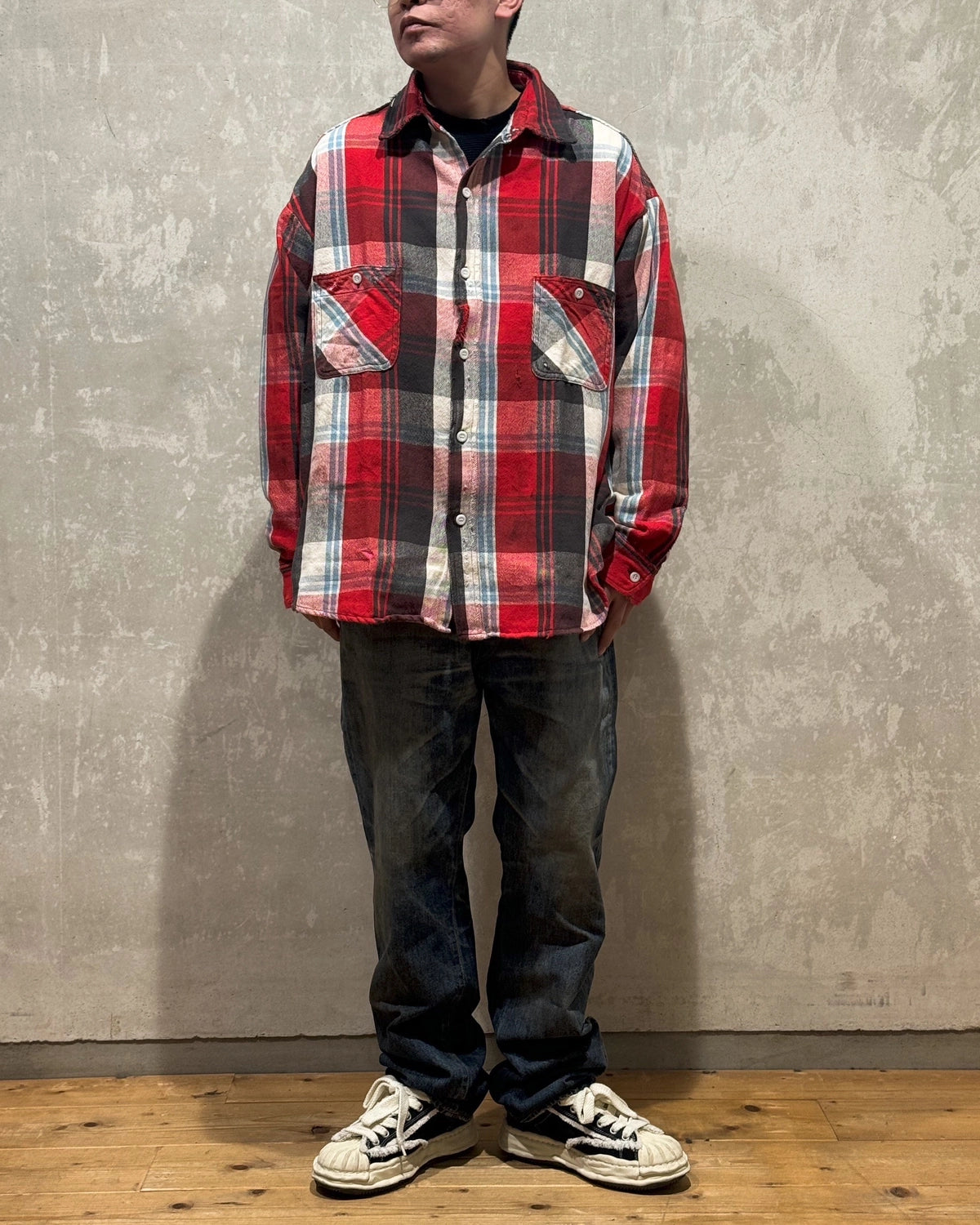 ©︎SAINT Mxxxxxx / FLANNEL SHIRT / CHECK (SM-HR1-0000-043)