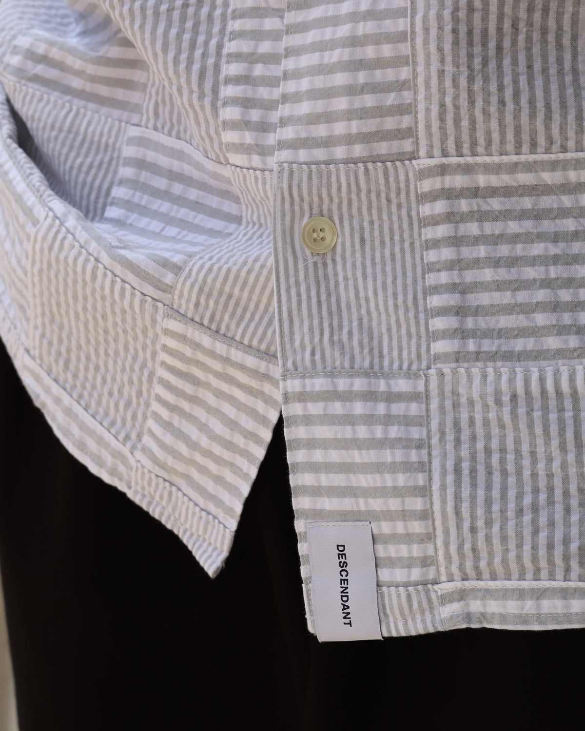 DESCENDANT / MILPITAS PATCHWORK LS SHIRT (261WVDS-SHM03)