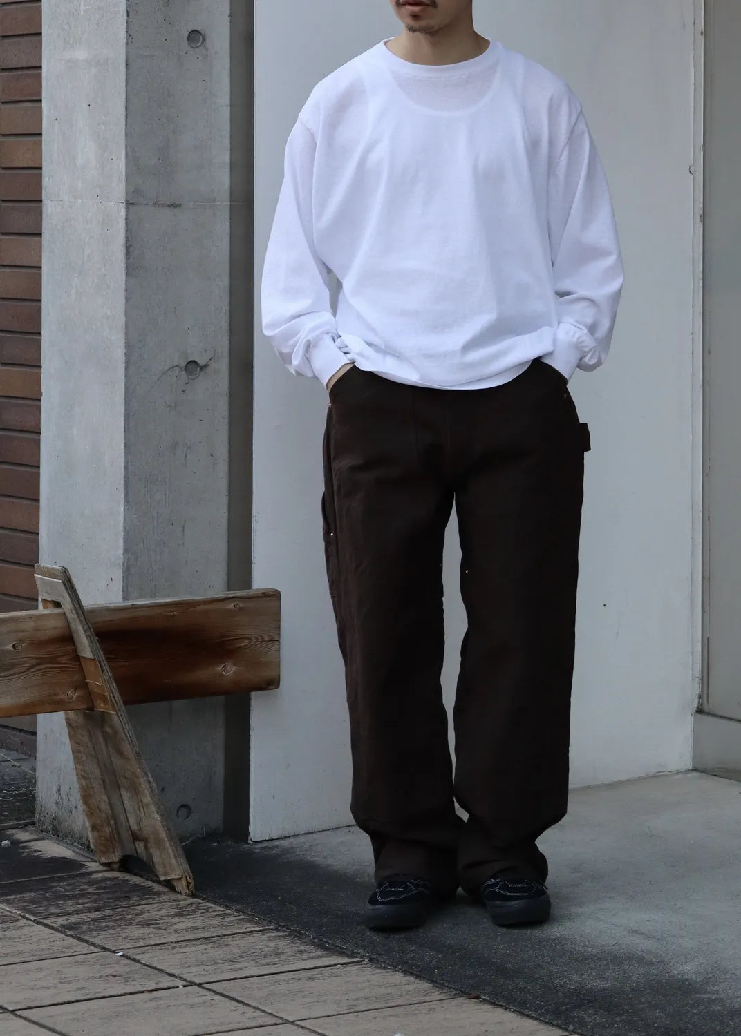 COMOLI / コットン クルーネックニット (D01-06011)