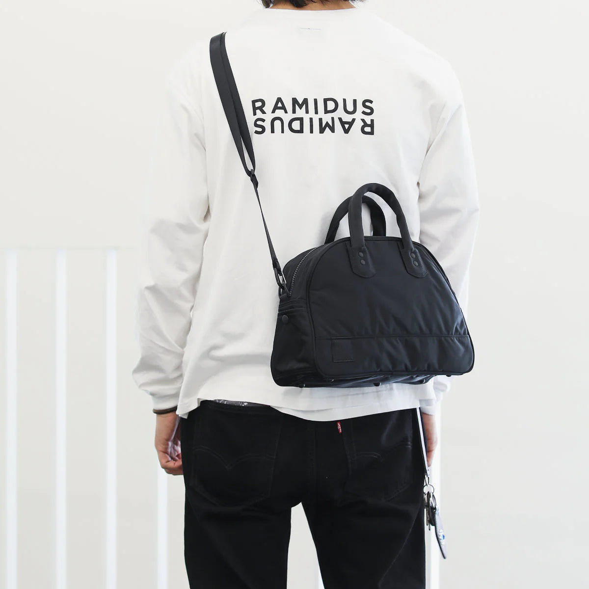 RAMIDUS / “BLACK BEAUTY” 2WAY BOSTON BAG - S (B011050)