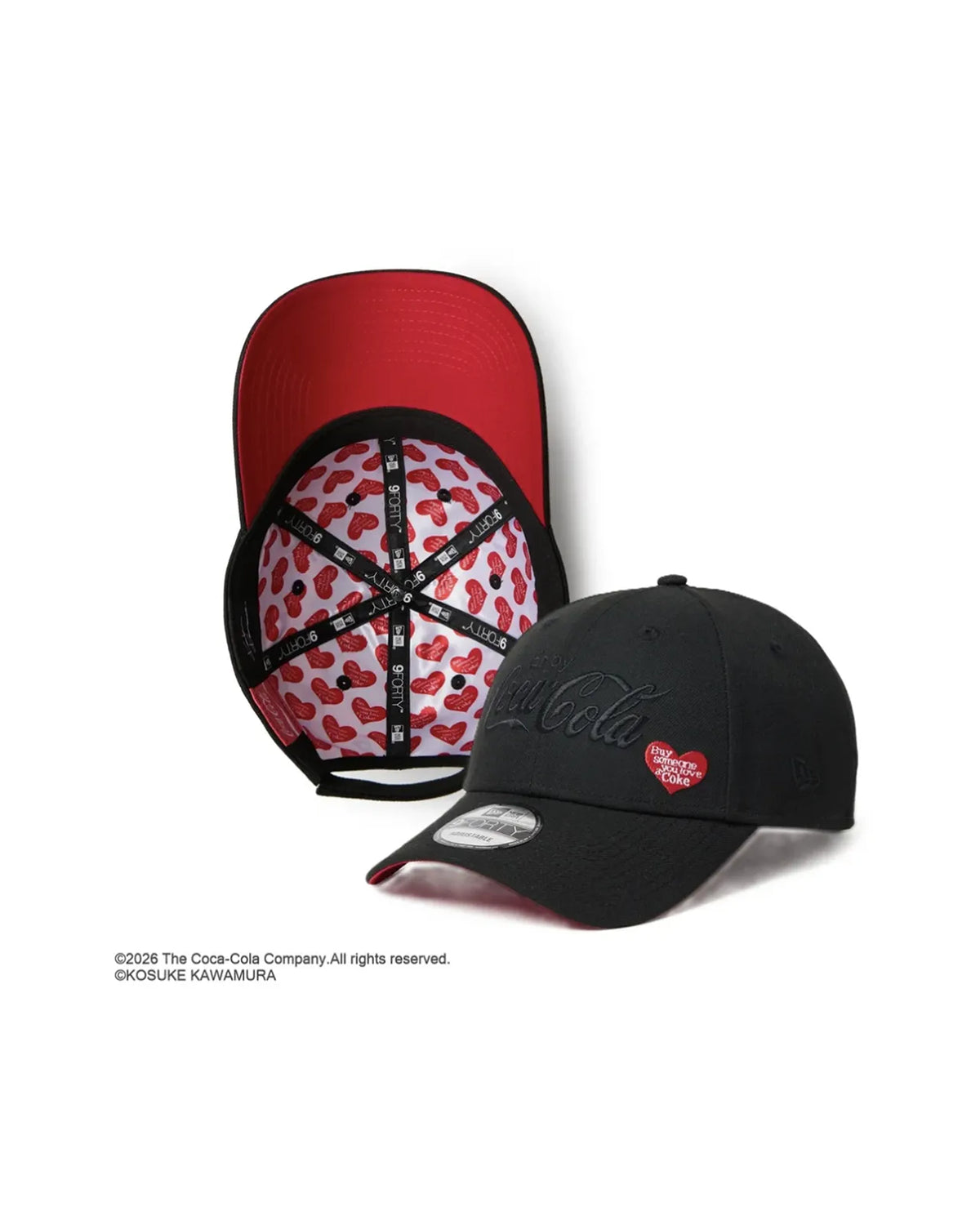 NEW ERA  / 9FORTY Coca-Cola designed by Kosuke Kawamura コカ･コーラ ブラック (15156410)