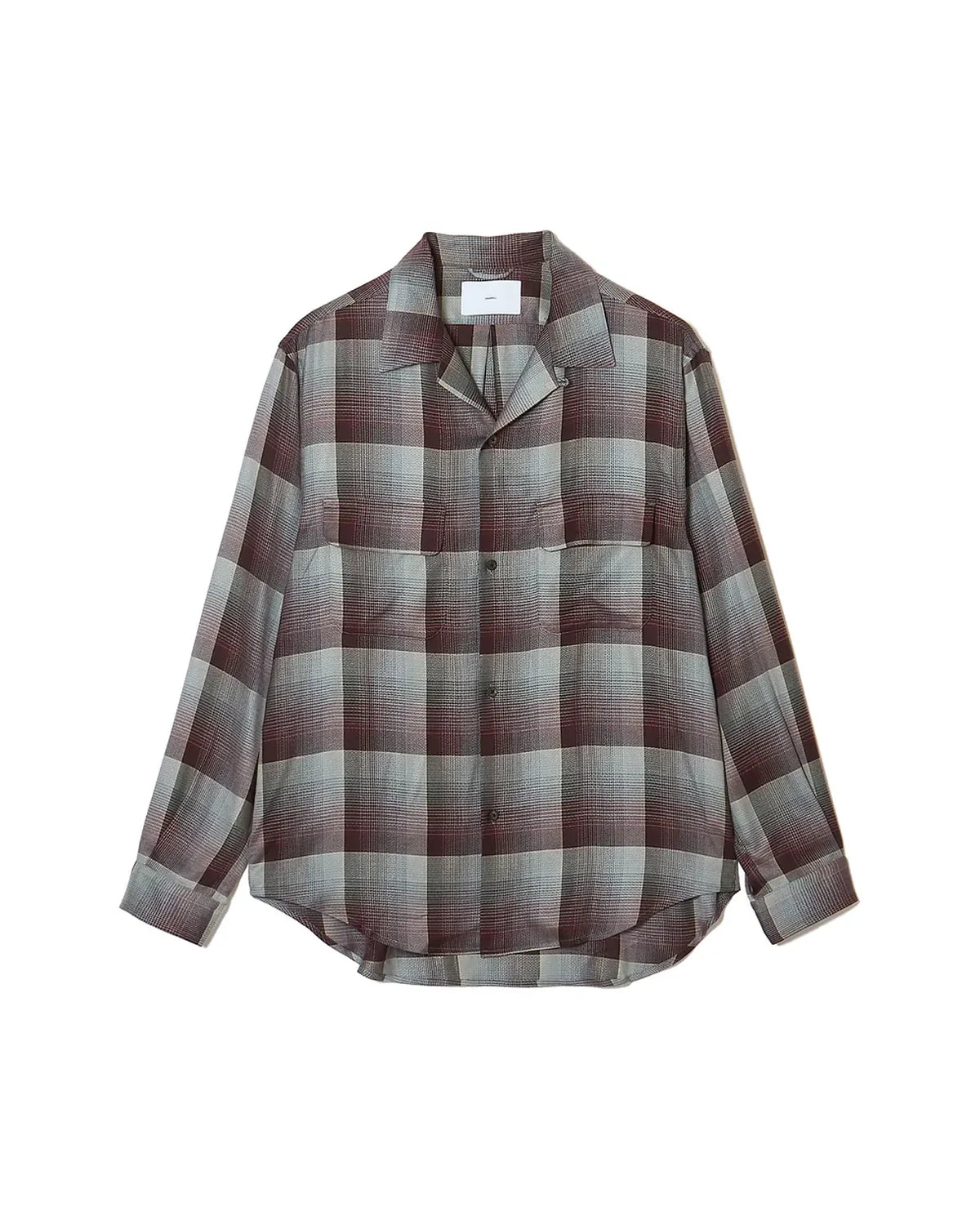 SUGARHILL(シュガーヒル) / OMBRE OPEN COLLAR SHIRT | 公式通販 SUGARHILL(シュガーヒル) / OMBRE OPEN COLLAR SHIRT | 公式通販