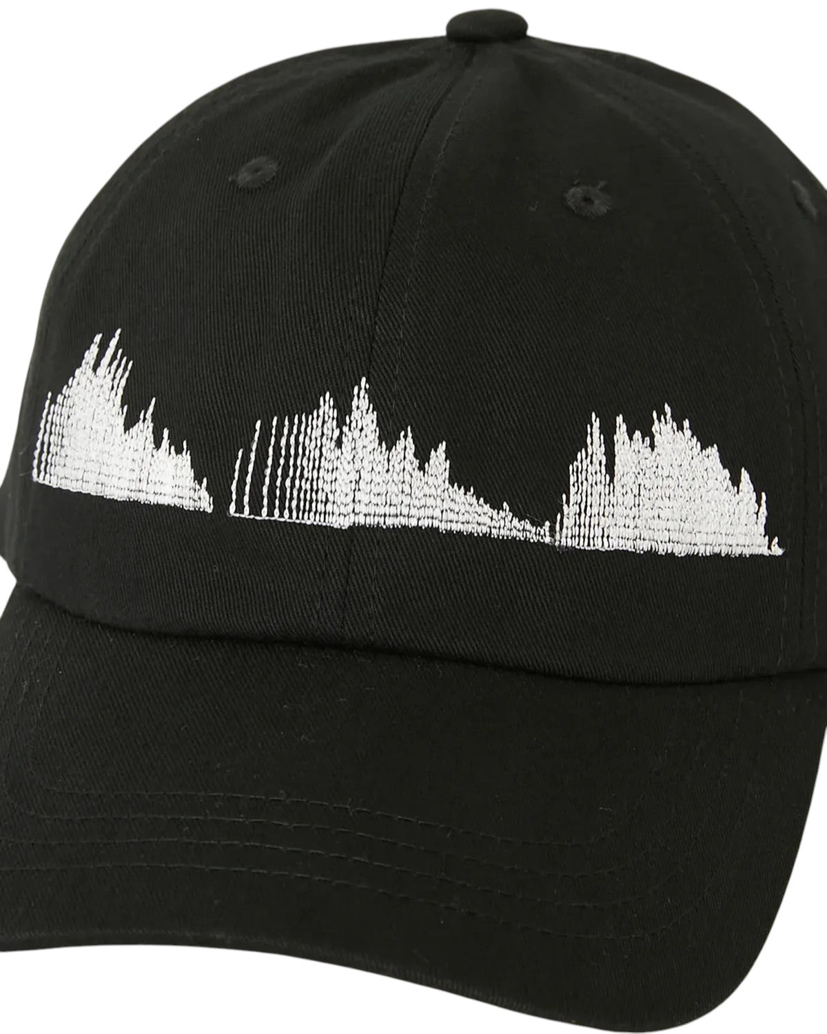 ALMOSTBLACK / EMBROIDERY 6P CAP (25AWGAB-AC02)