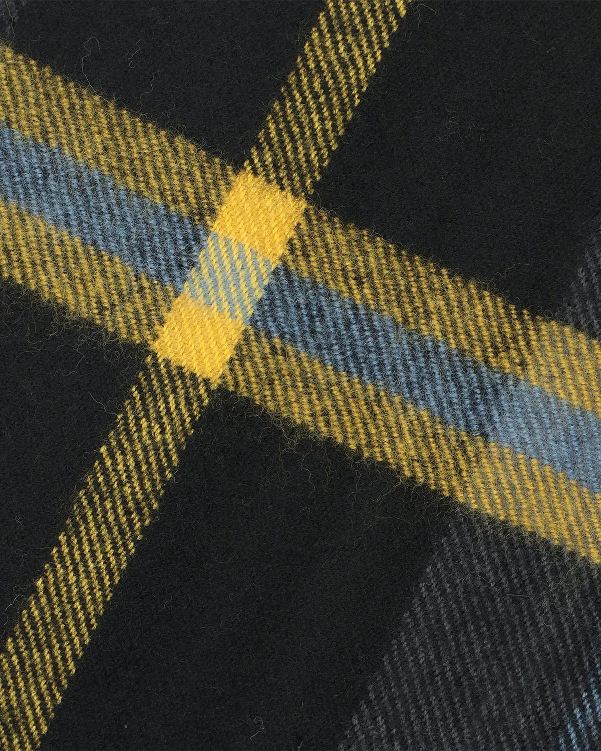 NICHOLAS DALEY / TARTAN SCARF (ND-AW25-TTS-NGT-BLK)