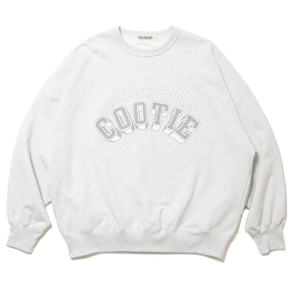 COOTIE PRODUCTIONS®のOpen End Yarn Print Sweat Crew