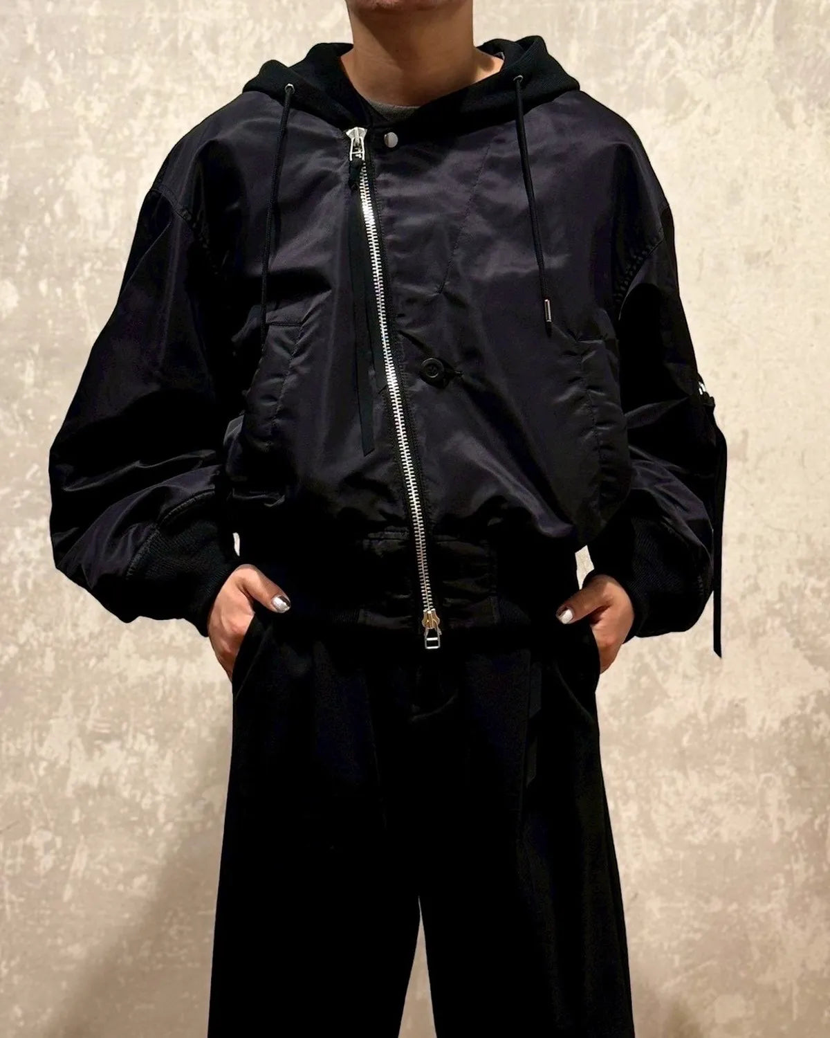 Tamme / NOTCHED LAPEL HOOD MA-1 (25A0301)