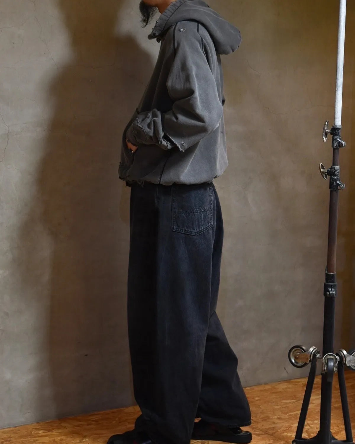 refomed / FRESH MAN DENIM WIDE PANTS by EDWIN "USED" (REPT-ED001U)