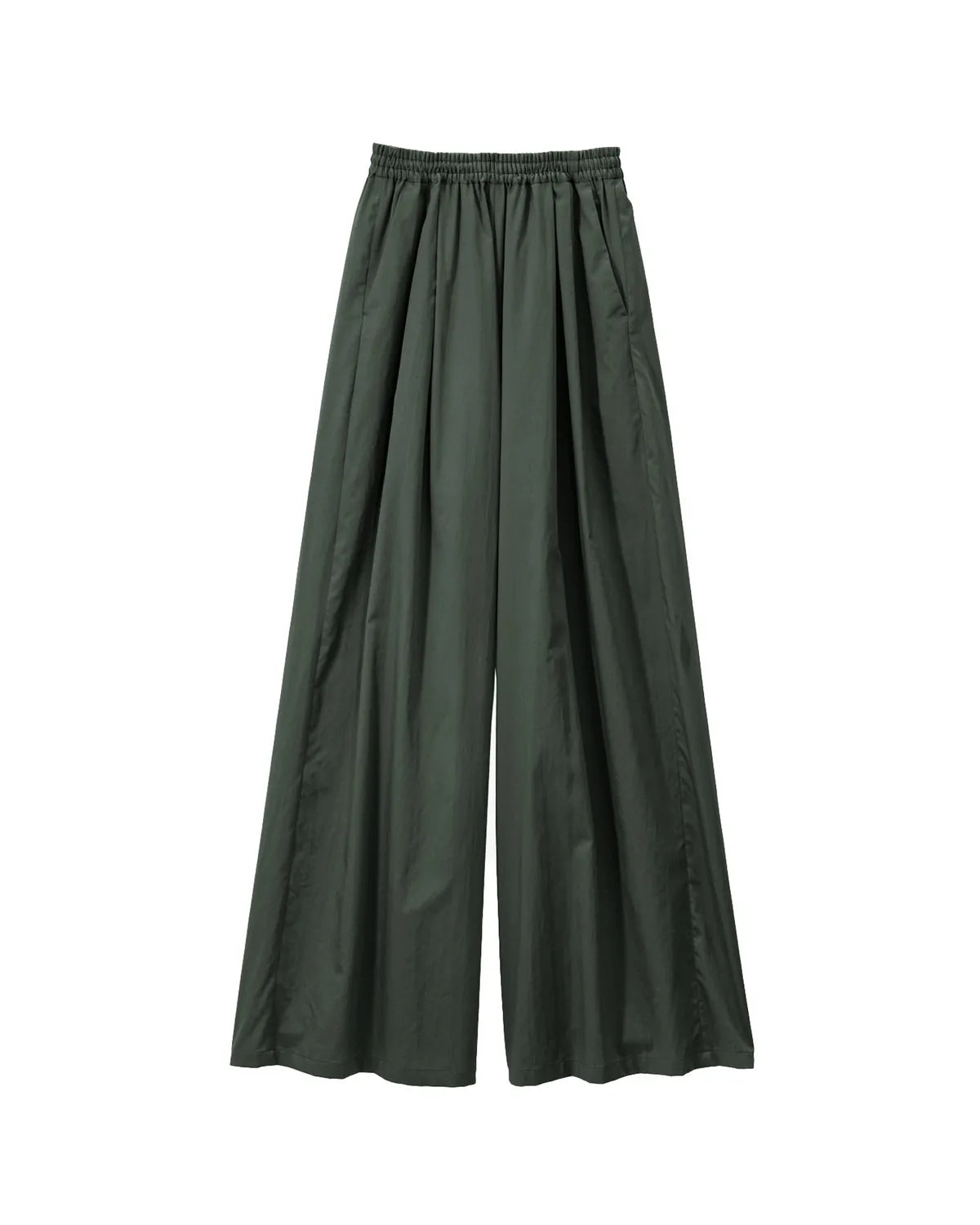 Graphpaper / Silicon Poplin Two Tuck Easy Wide Pants (GL253-40185)