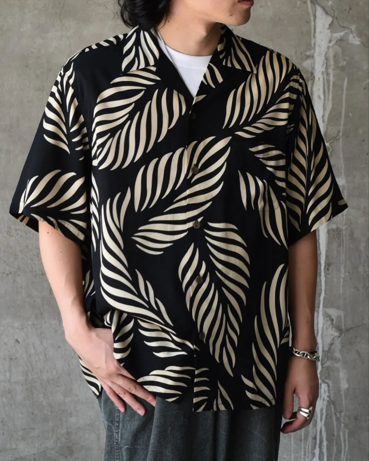 MINEDENIM × WACKO MARIA / HAWAIIAN SHIRT (25MND-WM001)
