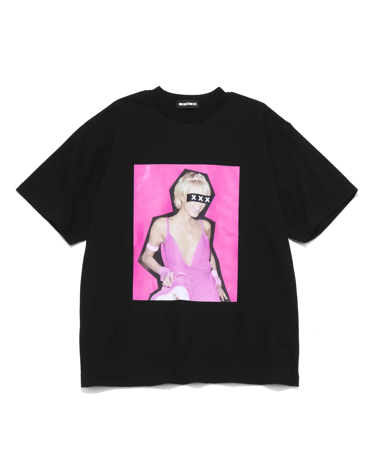 GOD SELECTION XXX / Box Logo Pink Party Photo Tee (GX-S26-ST-08)