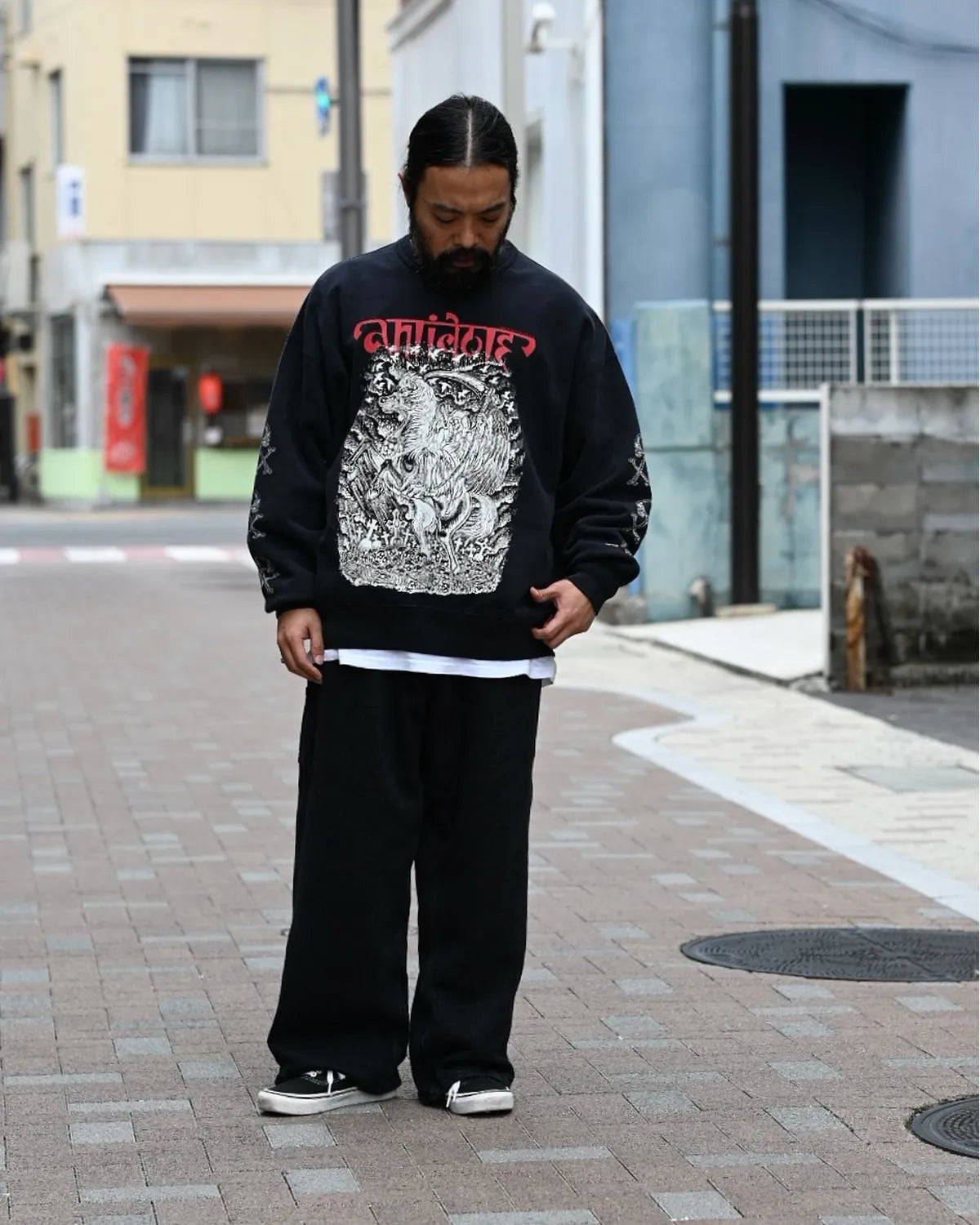 ANTIDOTE BUYERS CLUB / Fade Wash Crewneck Sweat (ABCAW25CT08)