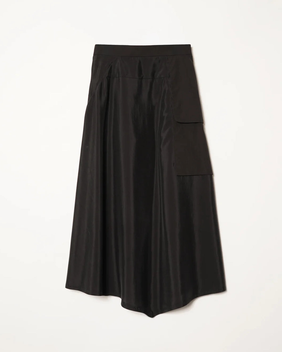NTN / SILK NYLON HEXAGON CARGO SKIRT (N006-042140)