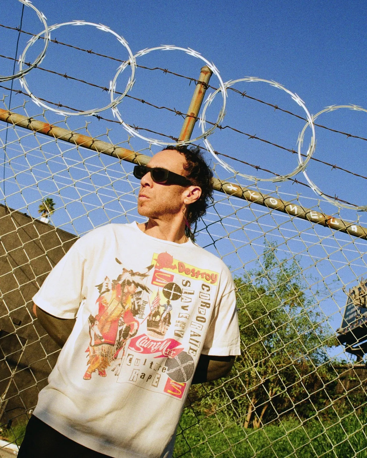 ©︎SAINT Mxxxxxx × Jamie Reid / JR_SS T-SHIRT / DESTROY (SM-MK8-0000-C03)