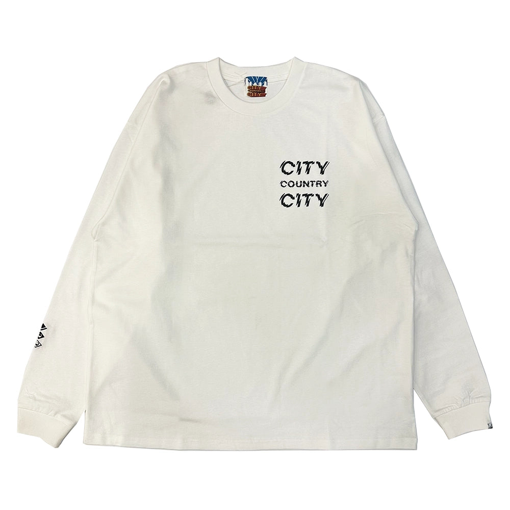 CITY COUNTRY CITY / COTTON L/S T-SHIRT CITY COUNTRY CITY