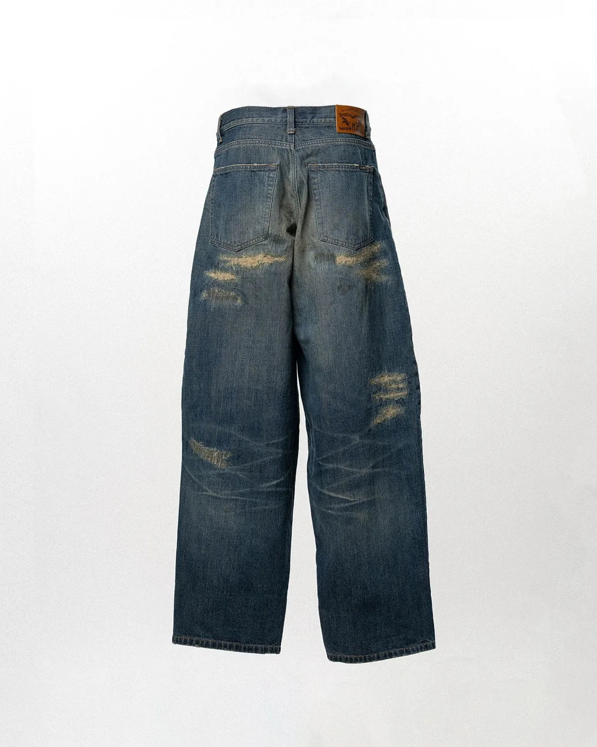 KAMIYA / BORO Super Baggy Denim Pants (G16PT043)