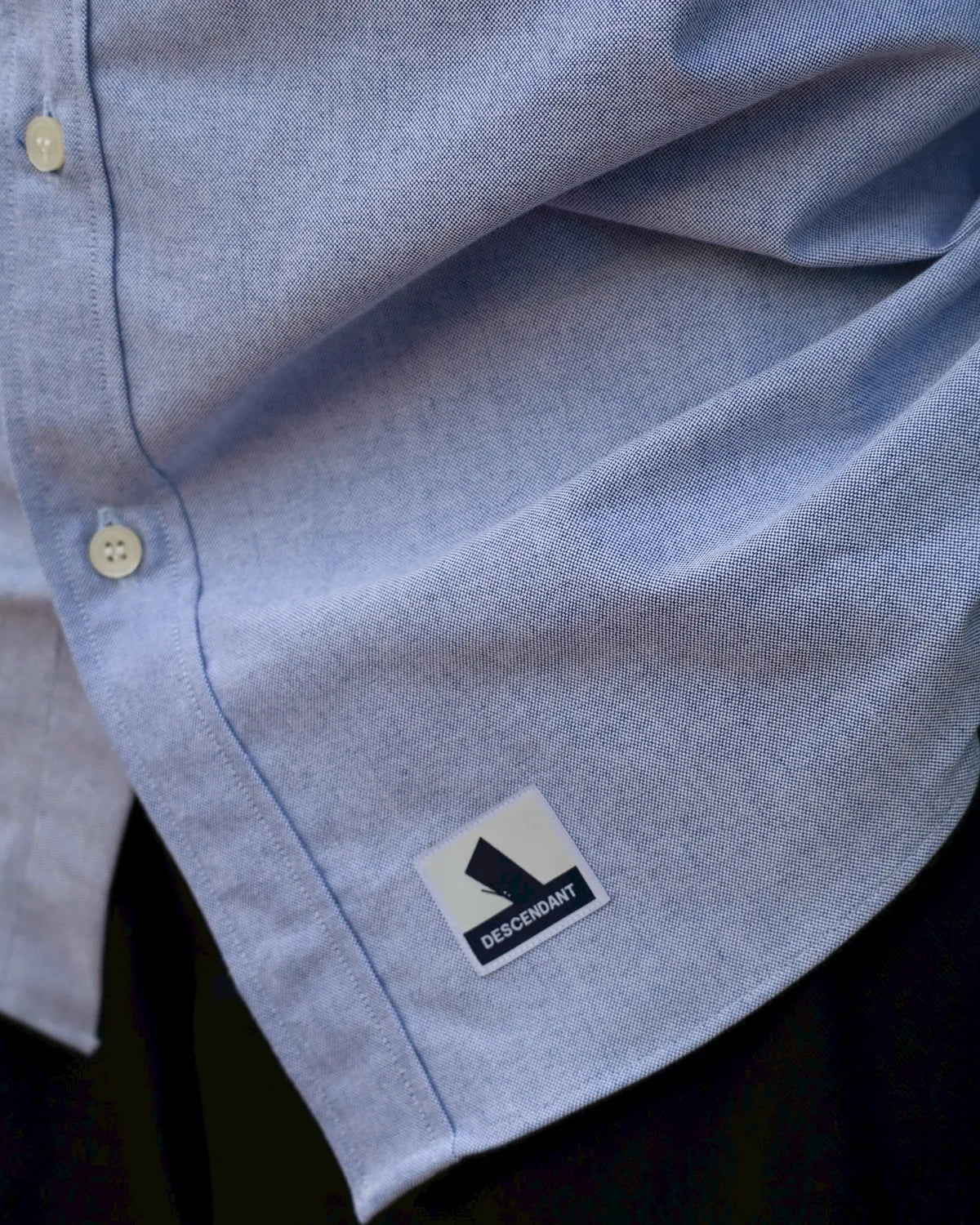 DESCENDANT / KENNEDY'S OXFORD LS SHIRT (252CPDS-SHM01)