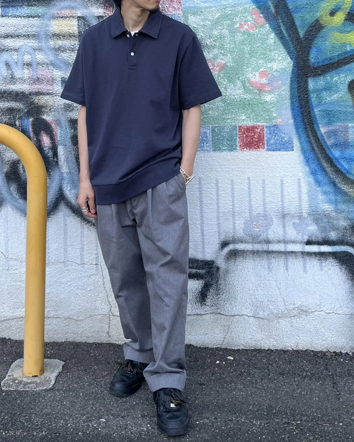 SEQUEL / SWEAT POLO SHIRT (SQ-26SS-CS-05)