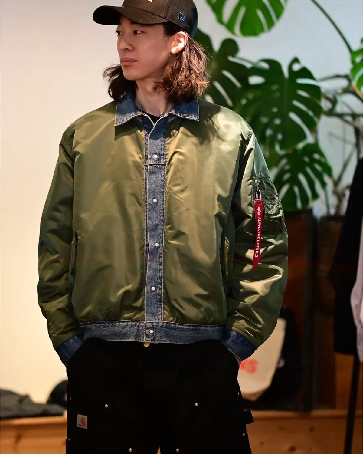 eYe JUNYA WATANABE MAN x alpha industries / MA-1 (WQ-J911-100)
