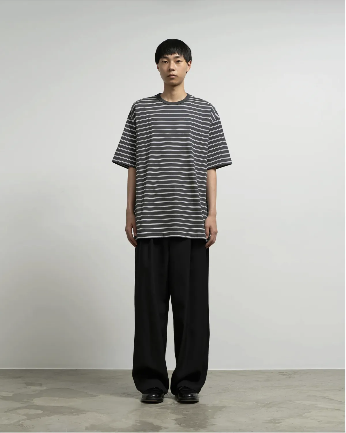Graphpaper / Tri Spun Border S/S Tee (GU263-70140B)