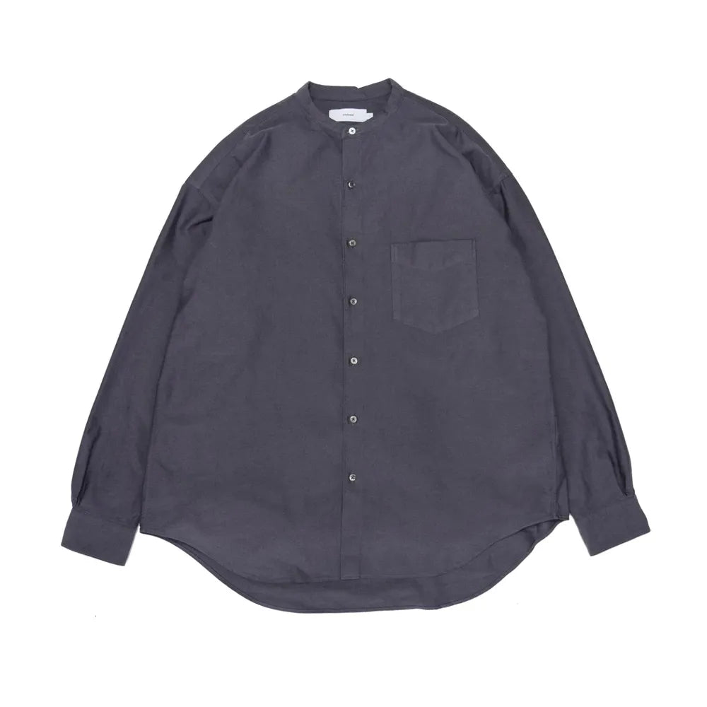 Graphpaper / Oxford L/S Band Collar Box Shirt (GM243-50028B)