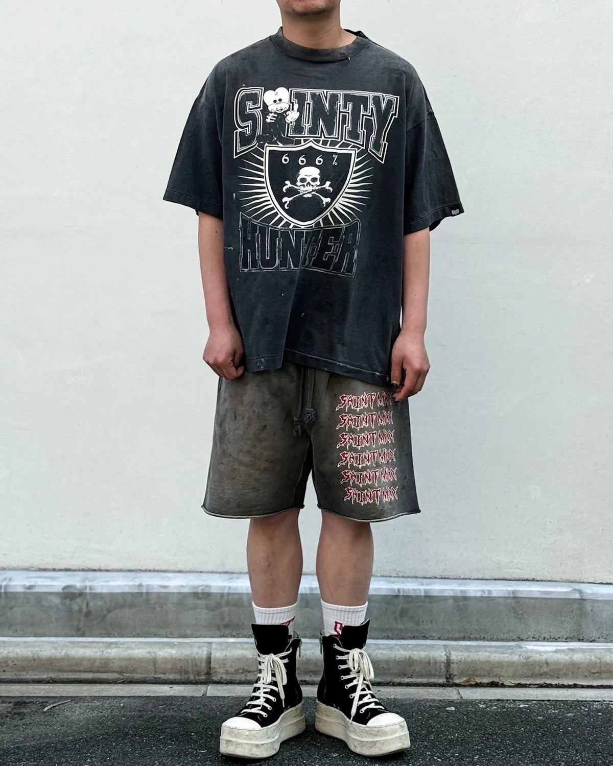 SAINT M×××××× (セントマイケル) / BH_SS T-SHIRT/SAINTY HUNTER