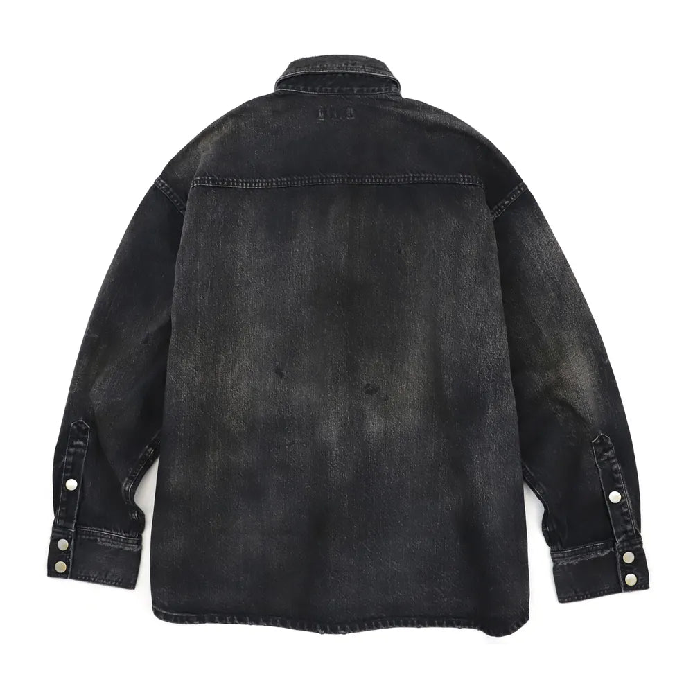 mindseeker / 40's Vintage Indigo Denim Shirts Jacket (BLACK)