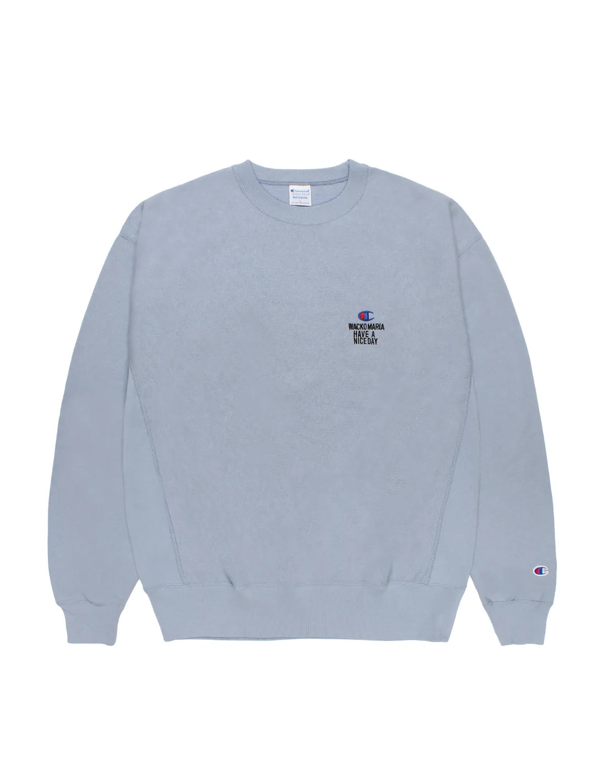 WACKO MARIA × Champion / REVERSE WEAVE CREW NECK SWEAT SHIRT (26FW-WMC-CP04)