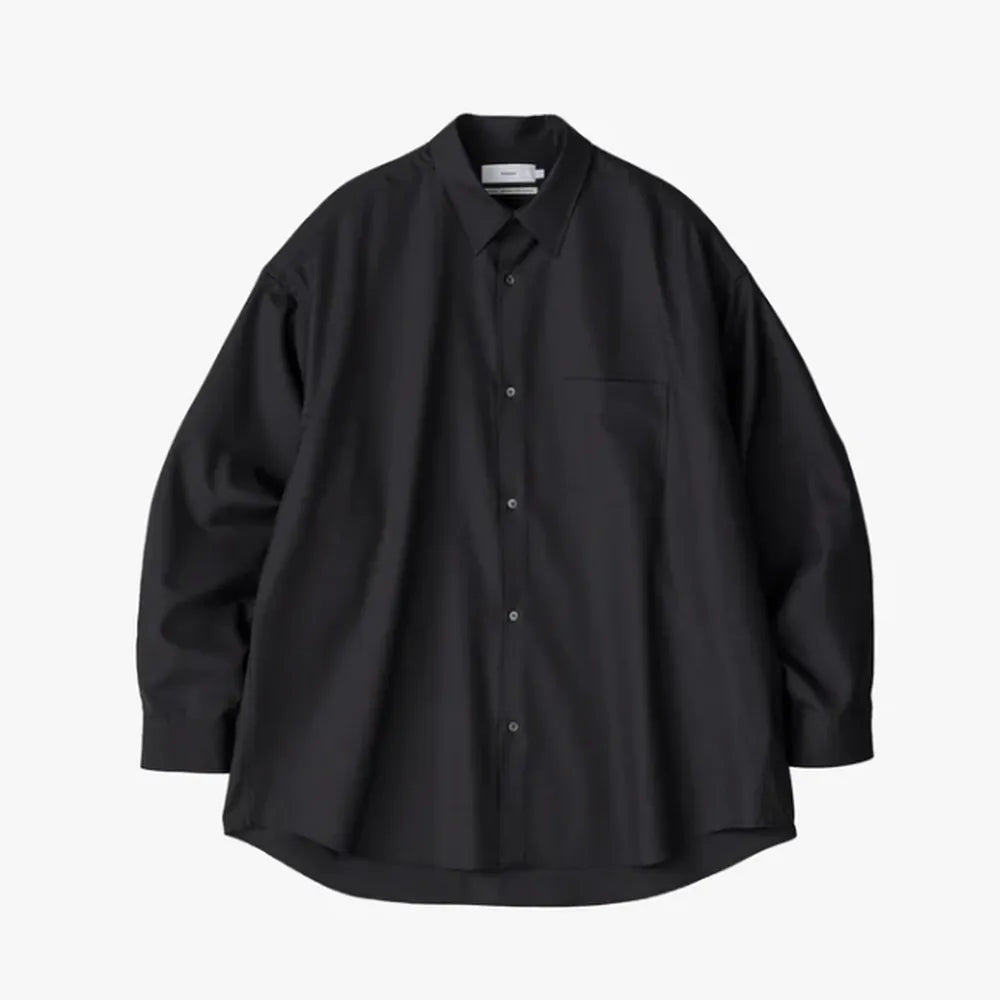 Graphpaper / Fine Wool Tropical Oversized Regular Collar Shirt (GM243-50040)