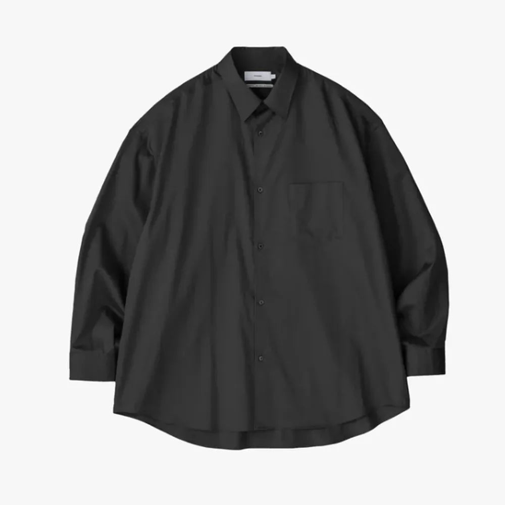 Graphpaper / Silicon Poplin Oversized Regular Collar Shirt (GM243-50144)