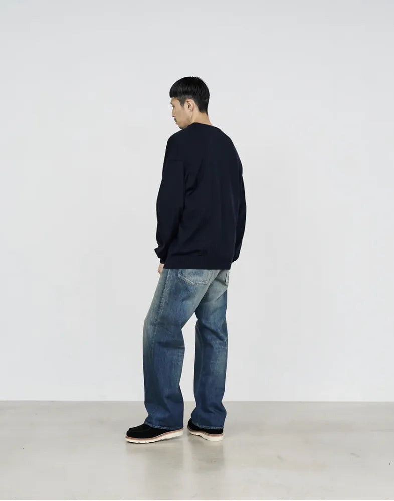 Graphpaper / Oxford Pique Jersey L/S Oversized BD Shirt 