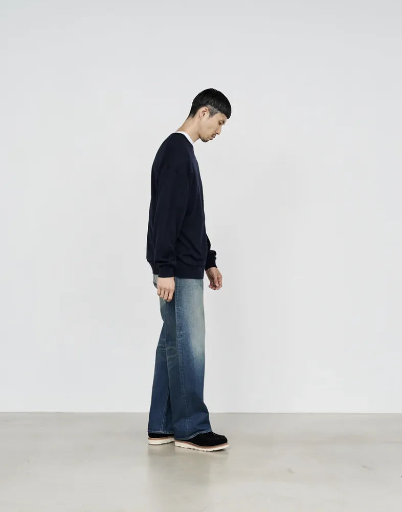 Graphpaper / Oxford Pique Jersey L/S Oversized BD Shirt 