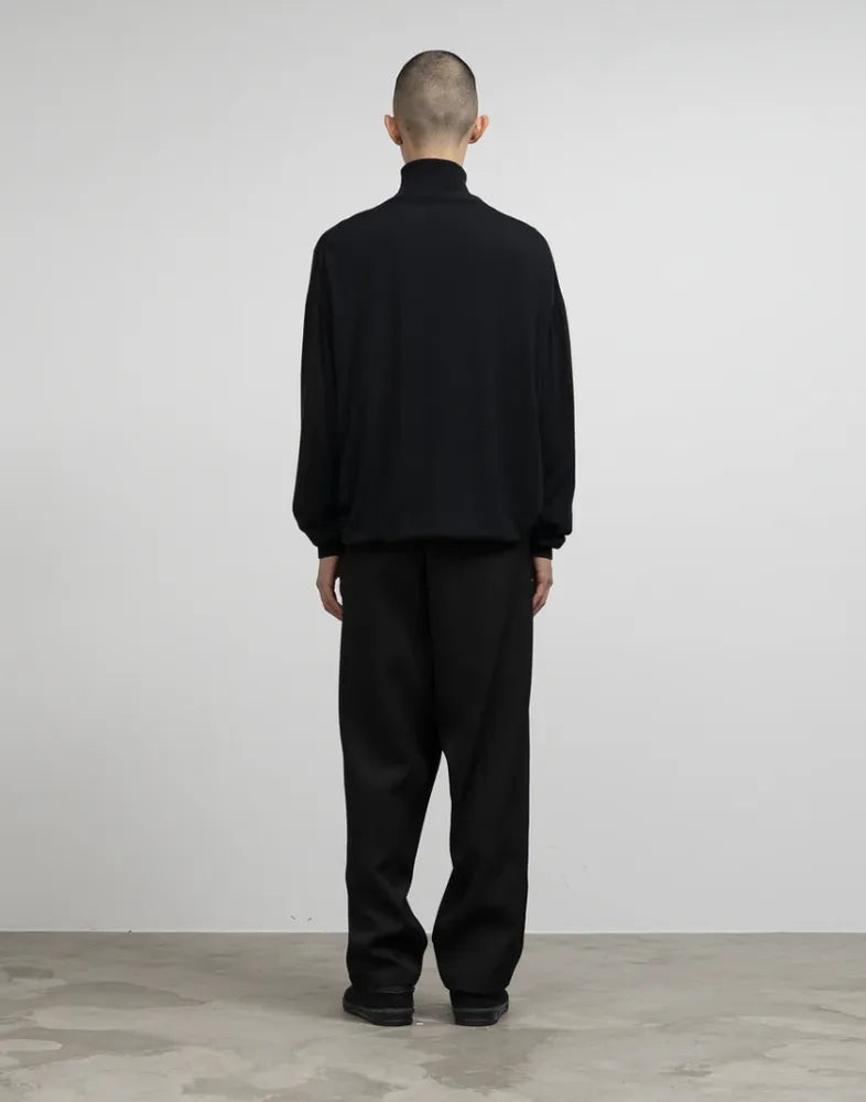 Graphpaper / Oxford Pique Jersey L/S Oversized BD Shirt 