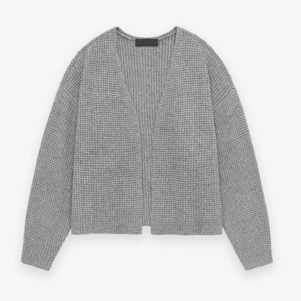 ESSENTIALS / HEAVY WAFFLE CARDIGAN (192BT246200F)