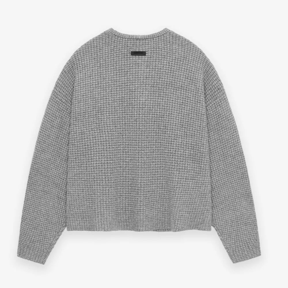 ESSENTIALS / HEAVY WAFFLE CARDIGAN (192BT246200F)