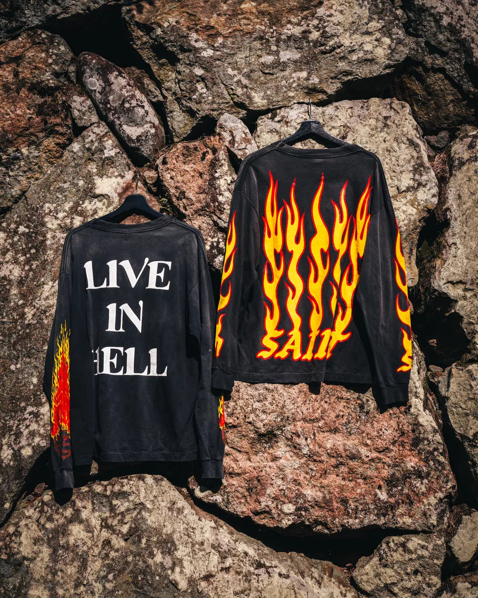 ©︎SAINT Mxxxxxx / LS TEE/LIVE IN HELL (SM-YS1-0000-015)