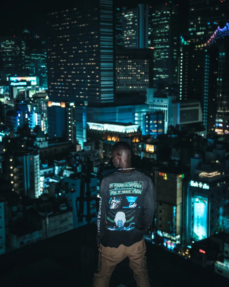 ©︎SAINT Mxxxxxx / × GHOST IN THE SHELL-攻殻機動隊- GS_LS TEE/ILYA GITS (SM-YS1-0000-C34)