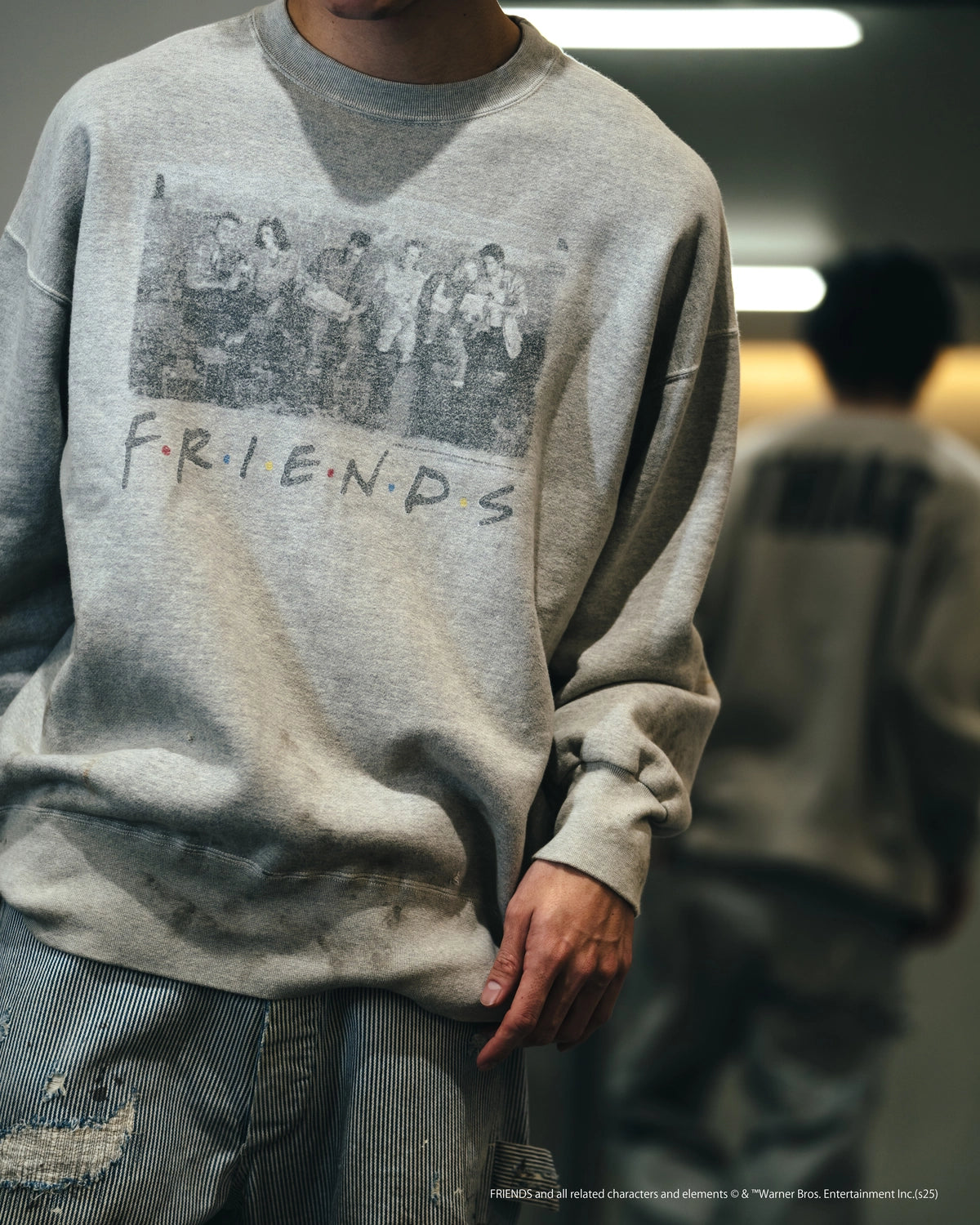 ©︎SAINT Mxxxxxx  × FRIENDS / FRD_CREW NECJ SWEAT (SM-HR8-0000-C58)