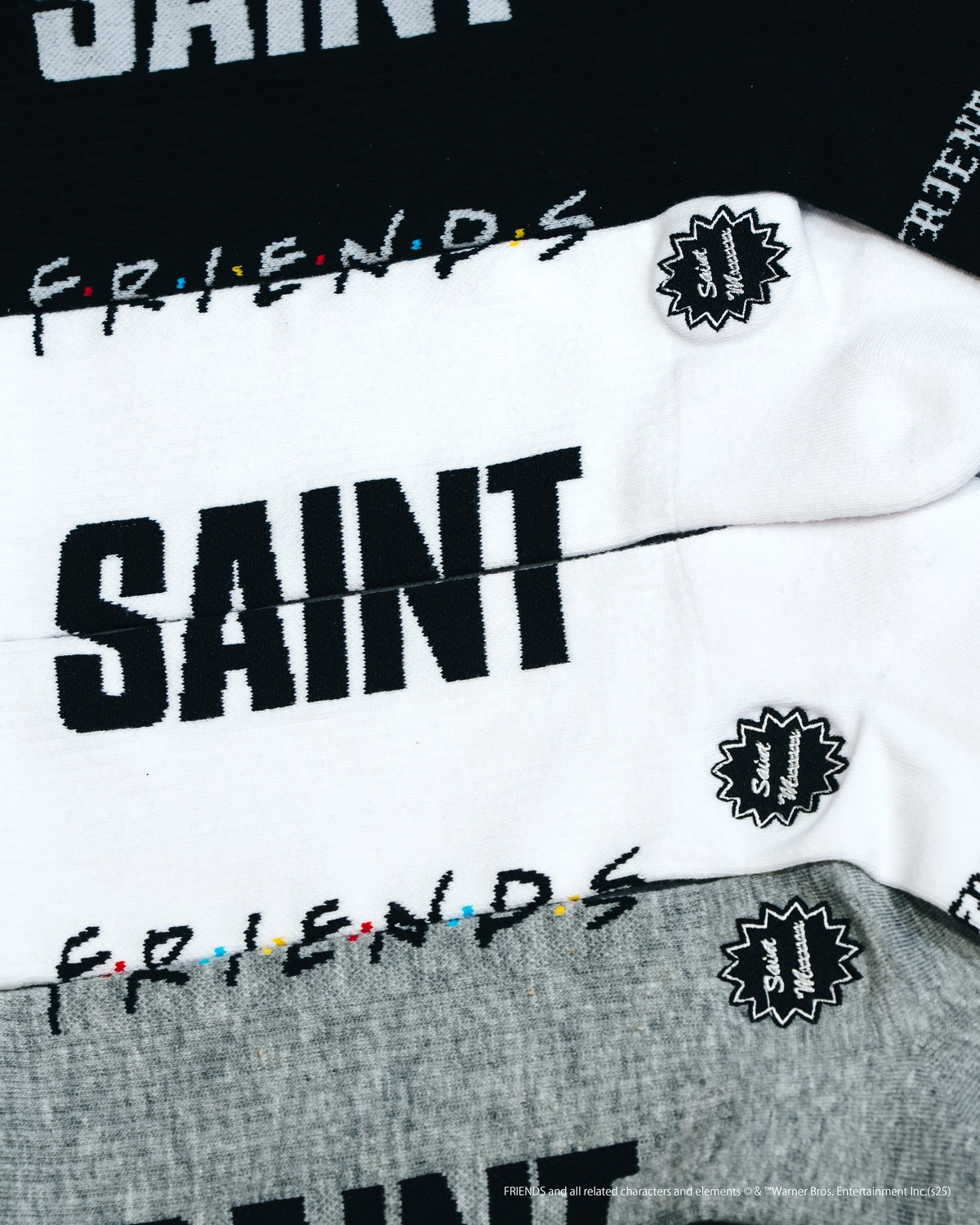 ©︎SAINT Mxxxxxx × FRIENDS / FRD_SOCKS -FRIENDS (SM-HR8-0000-C61)