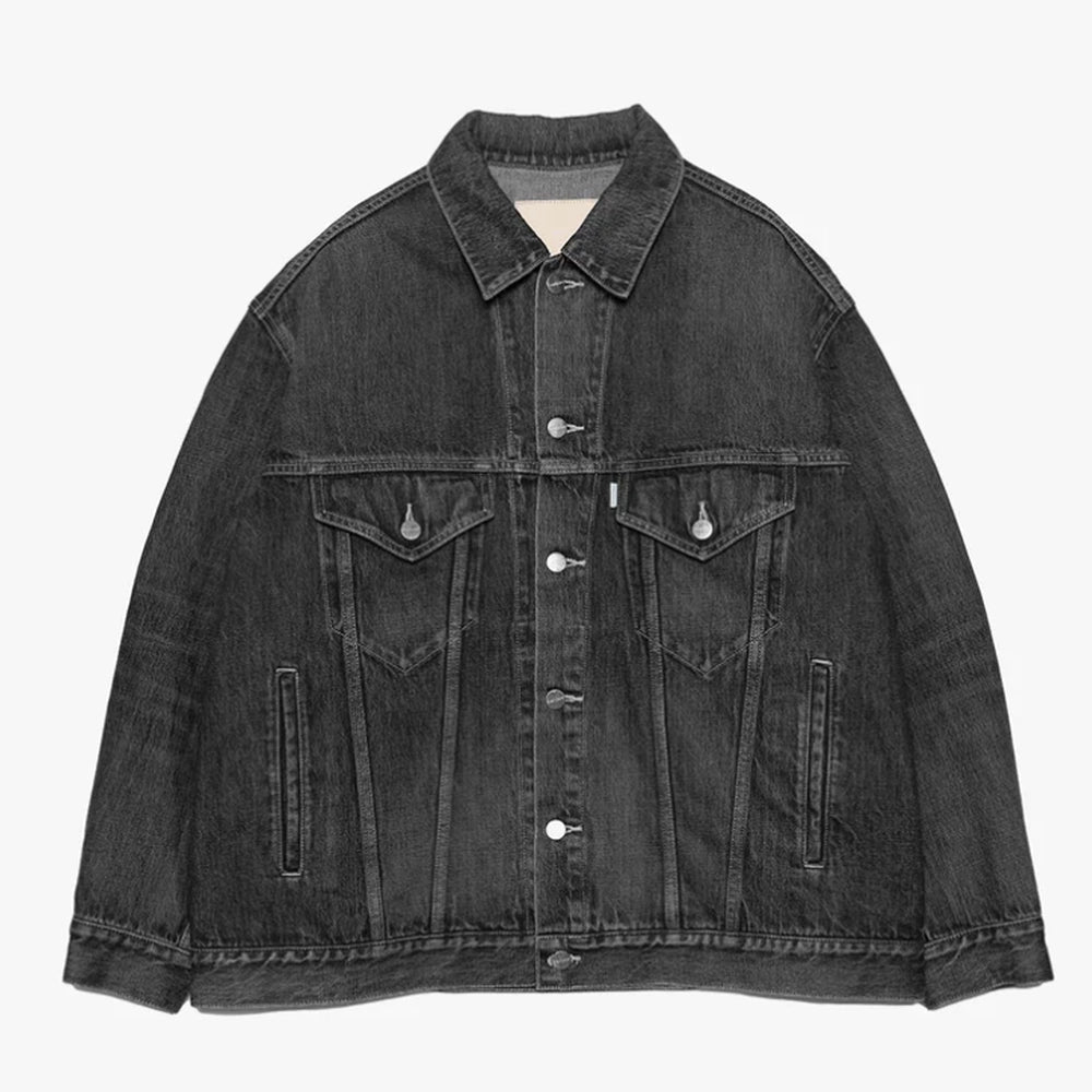 Graphpaper / Selvage Denim Trucker Jacket (GM251-30186DB)