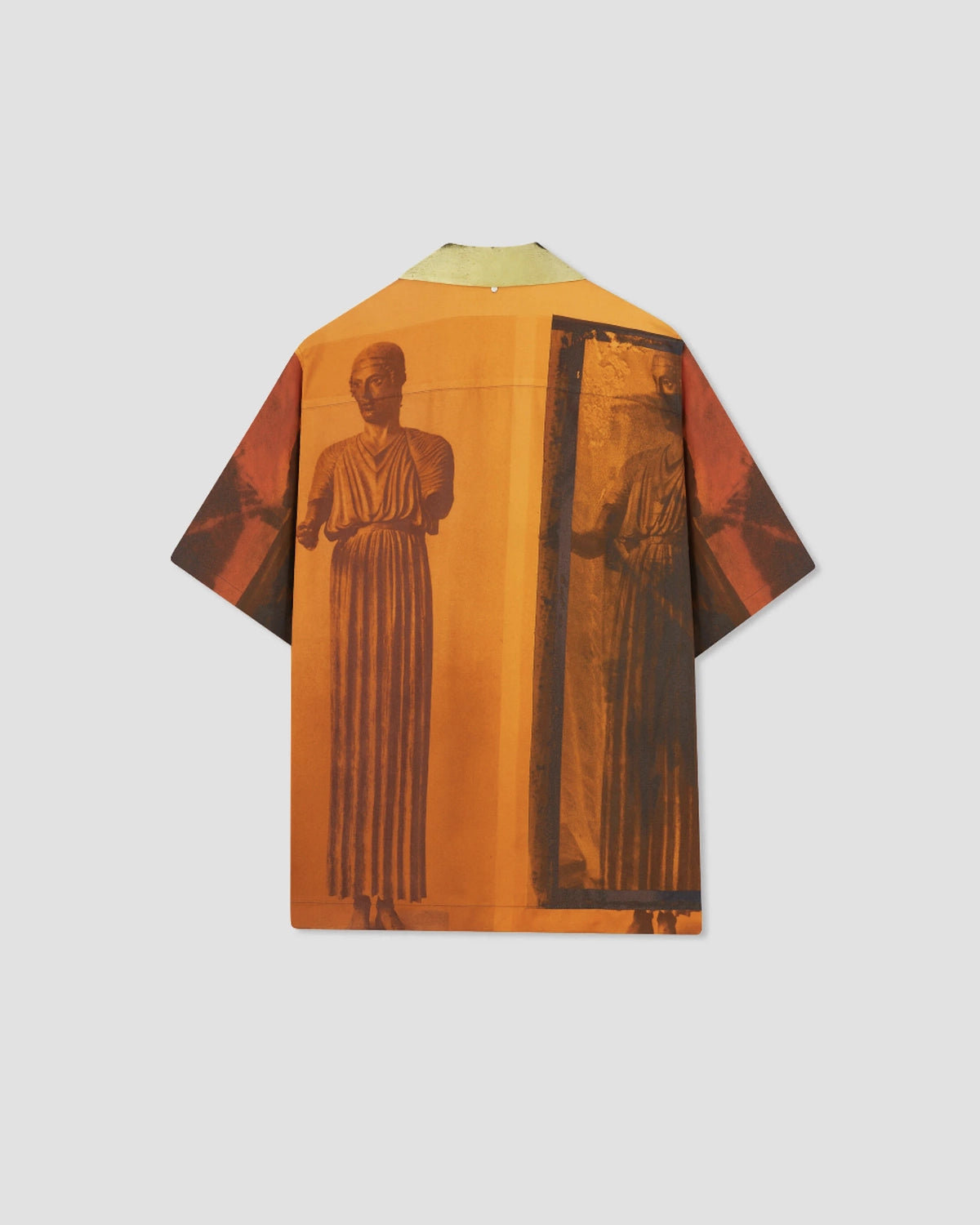OAMC / Printed Short Sleeve Shirt Yellow/ Orange (OA5SMS01APTF)