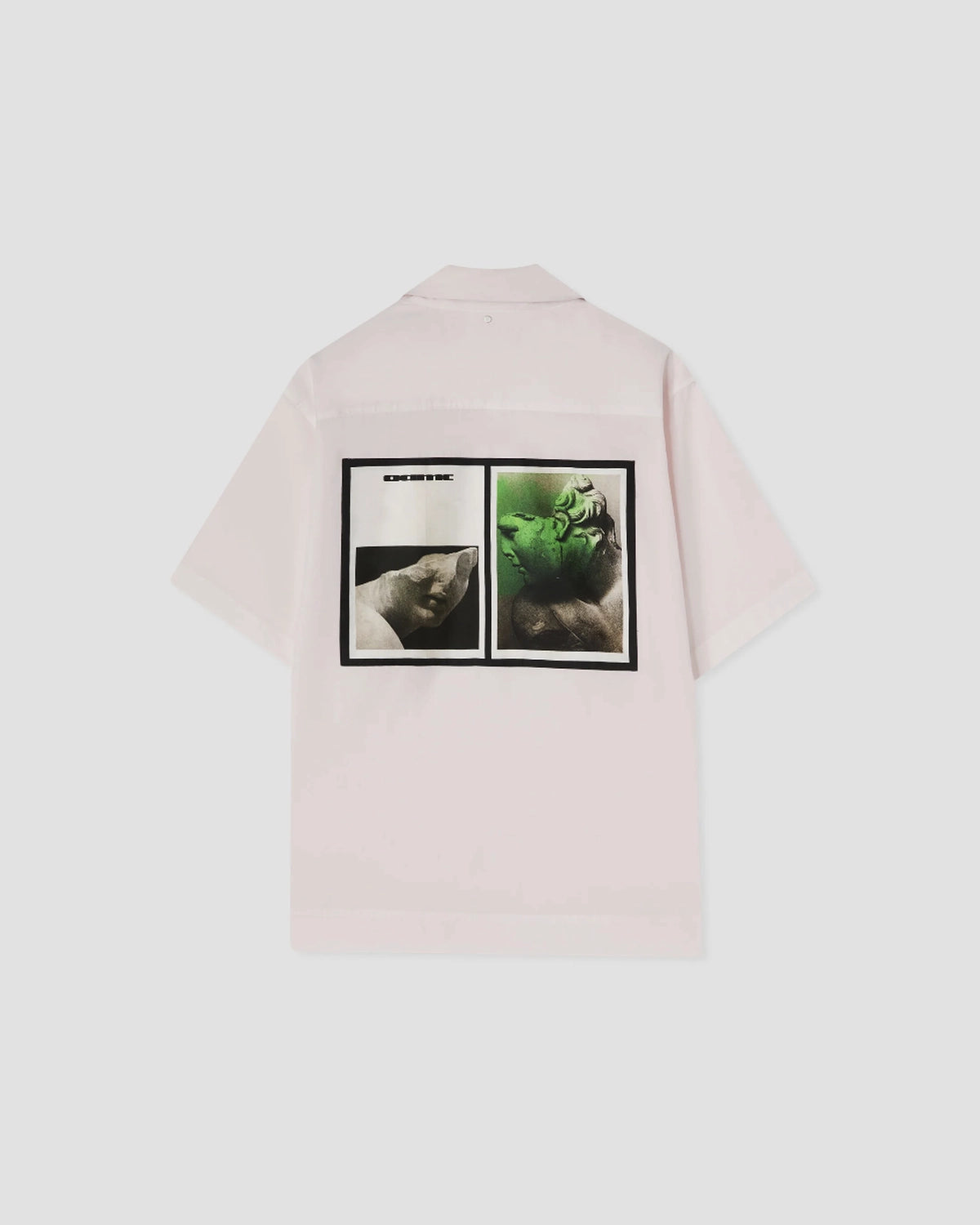 OAMC / Pink Shirt With Printed Silk Patch (OA5SMS01DPT)