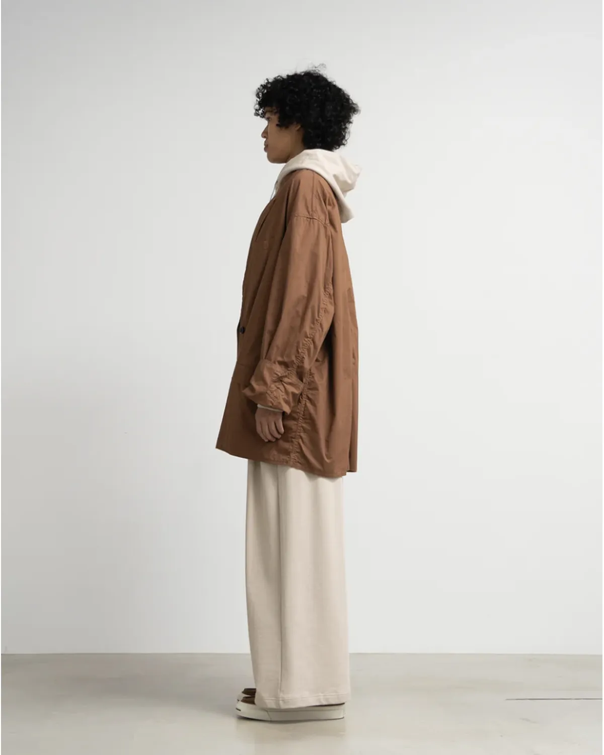 Graphpaper / Garment Dyed Typewriter Oversized Double Jacket (GM251-20088C)